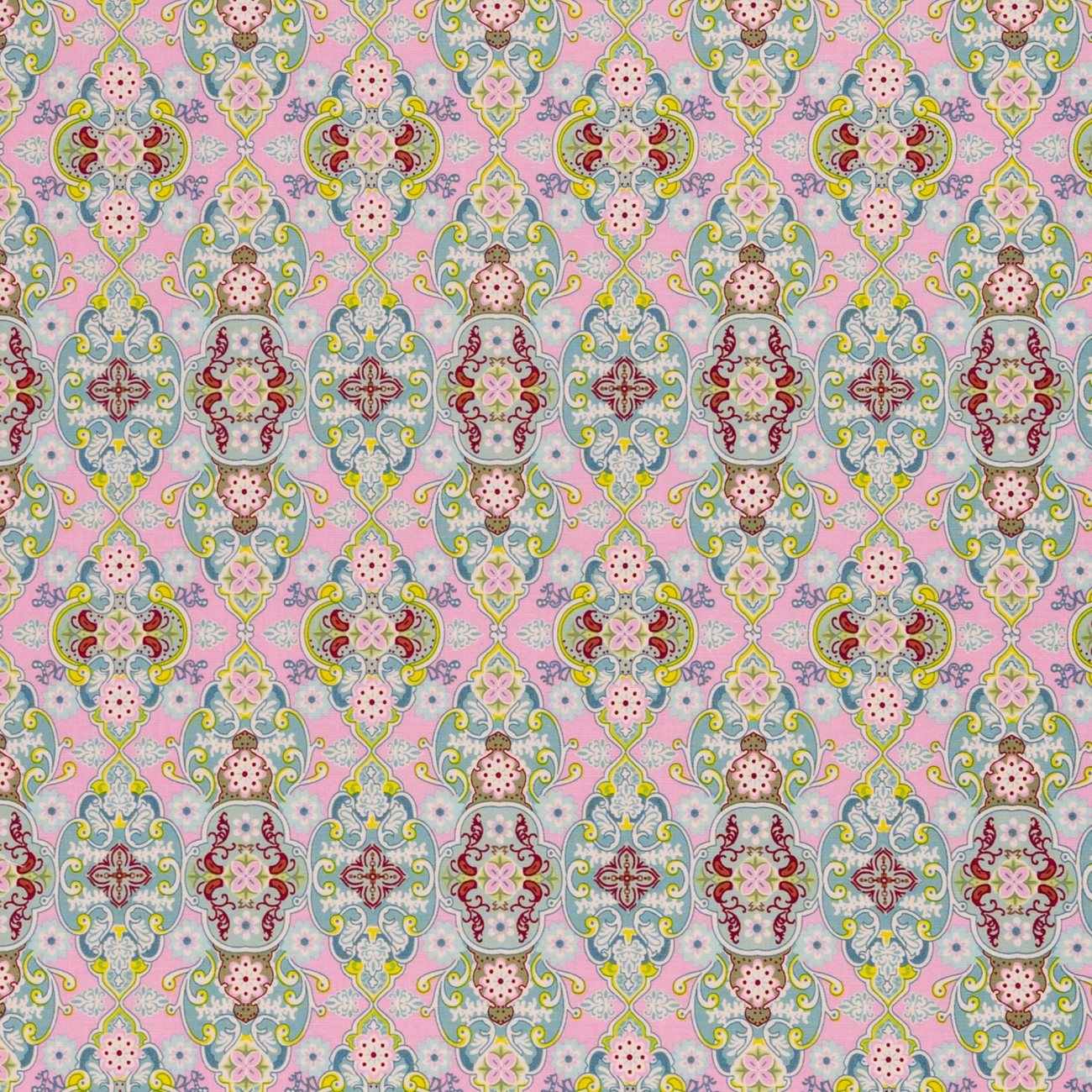 Swafing Baumwolle - Julia - Ornamente - Rosa